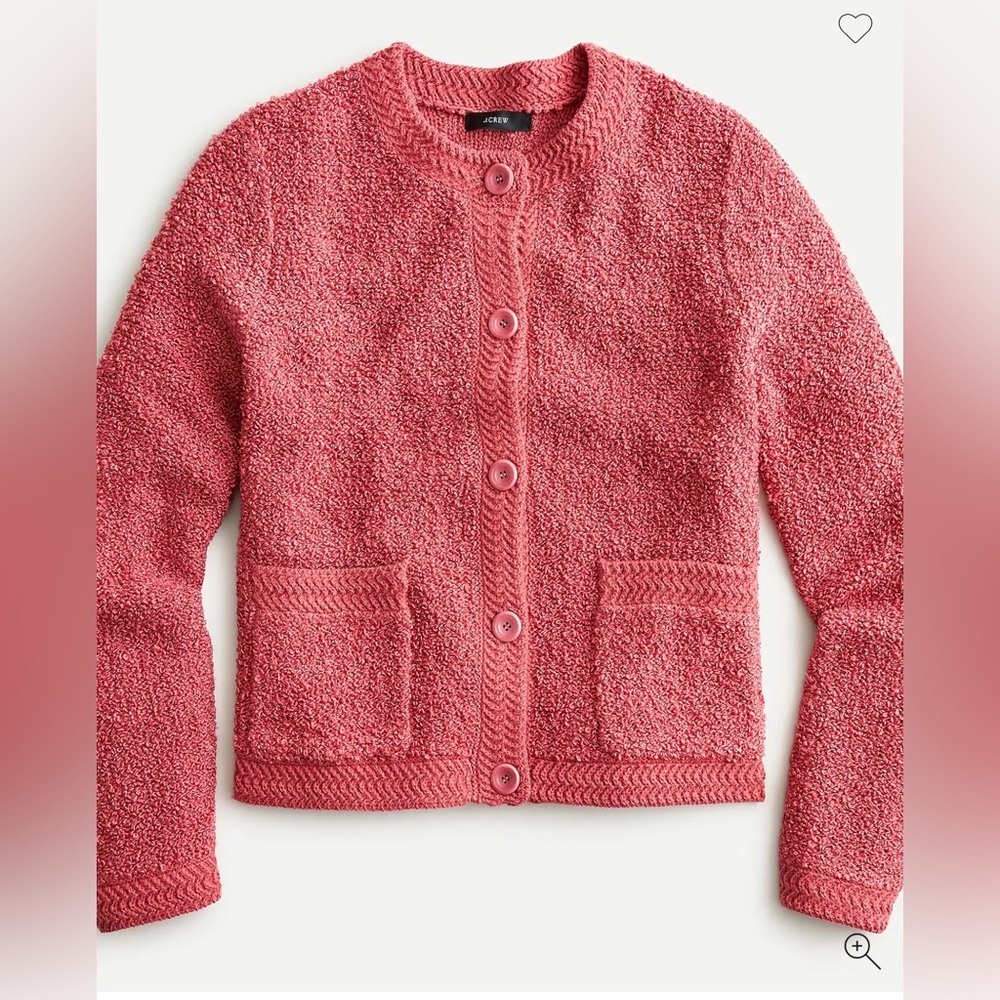 J Crew Tweedy Textures Cardigan - Size Small